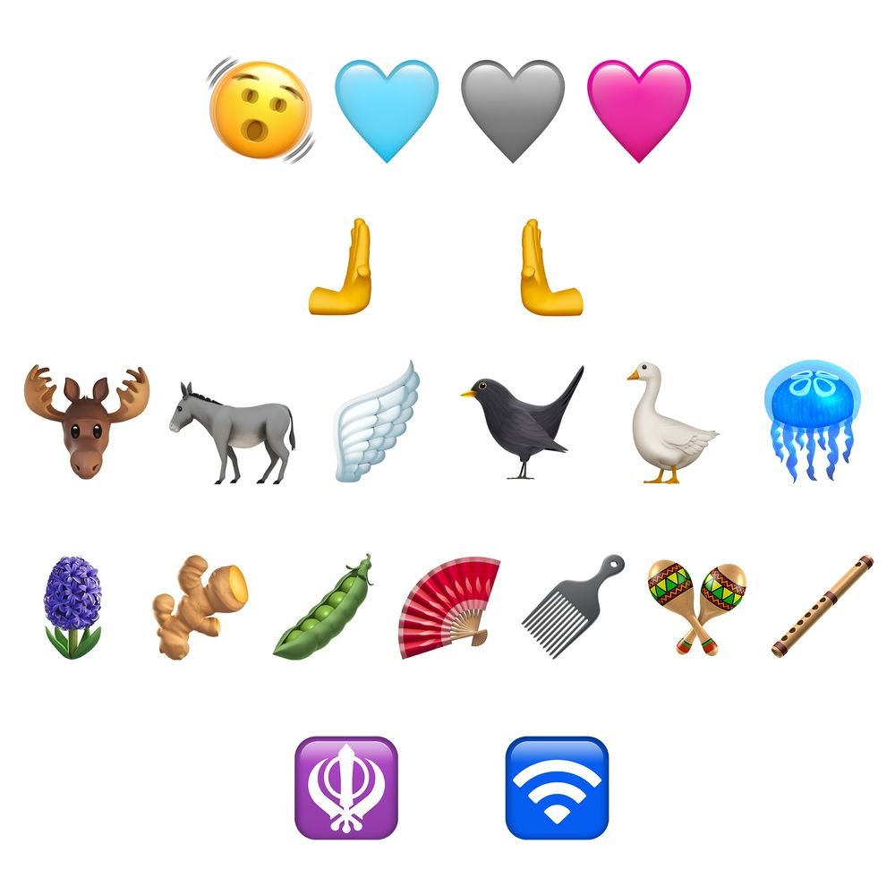 iOS 15.4 Emoji Changelog