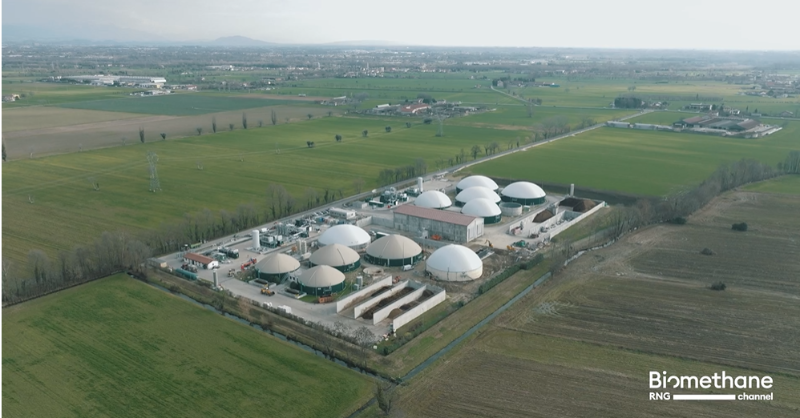 GruppoAB's tweet photo. A Vicenza 2 impianti permettono congiuntamente la produzione di 7 mila ton di #biometano liquido all'anno destinate al trasporto pesante. AB ha fornito le soluzioni tecnologiche necessarie a coprire l'intera filiera di trasformazione del #biogas in biometano.