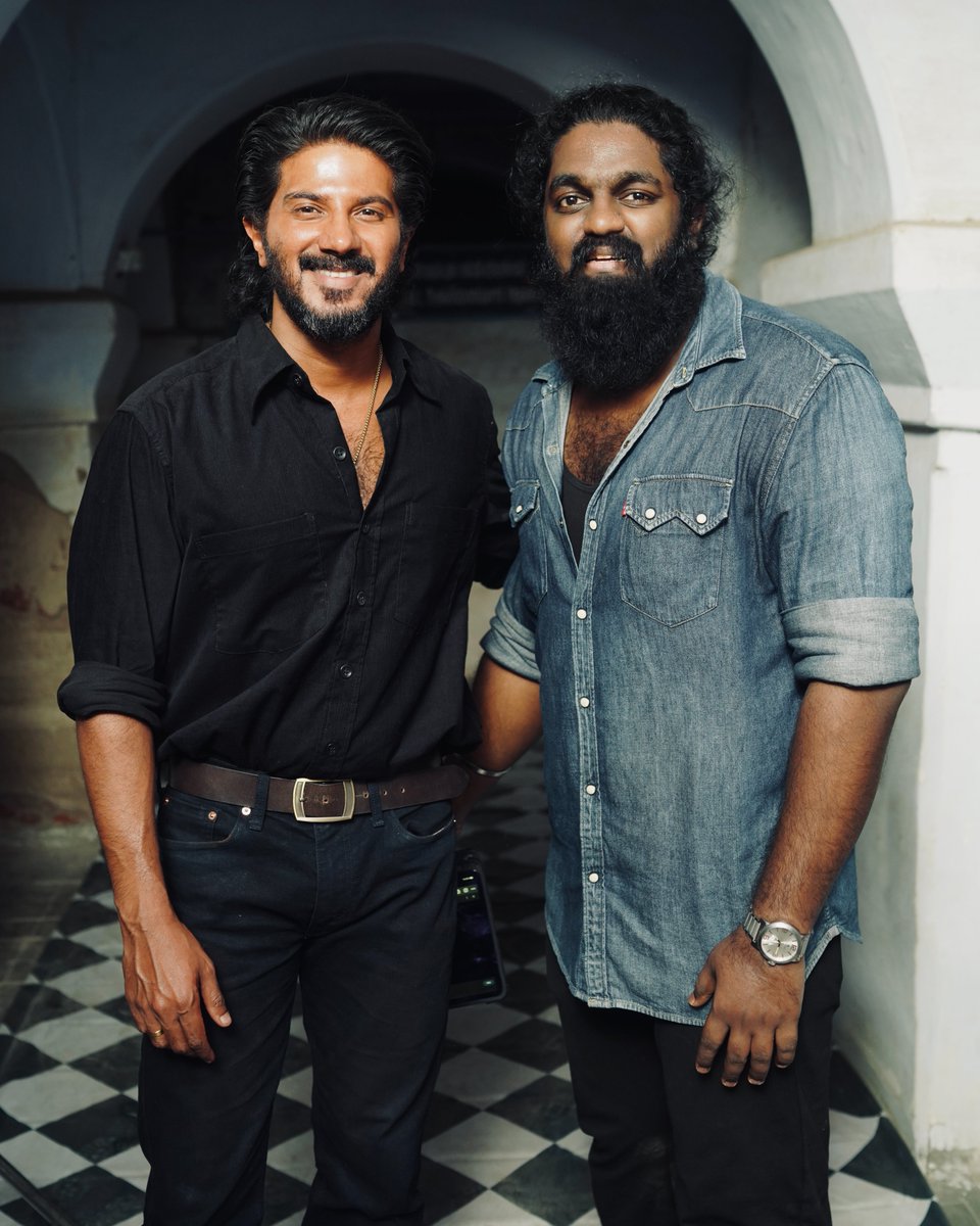 shynu_mash's tweet photo. Bts from #kingofkotha shoot♥️
Directing @dulQuer  ikka for the publicity campaign is nothing less than a dream for us🫶🏼 can’t wait to show what we @nxtgen_studio  have created associating with @shuhaibsbk1 
Thanks again na @TheVinothCj 🫂
@zeestudiossouth @DQsWayfarerFilm 
#KOK https://t.co/WwDHNDlW1w