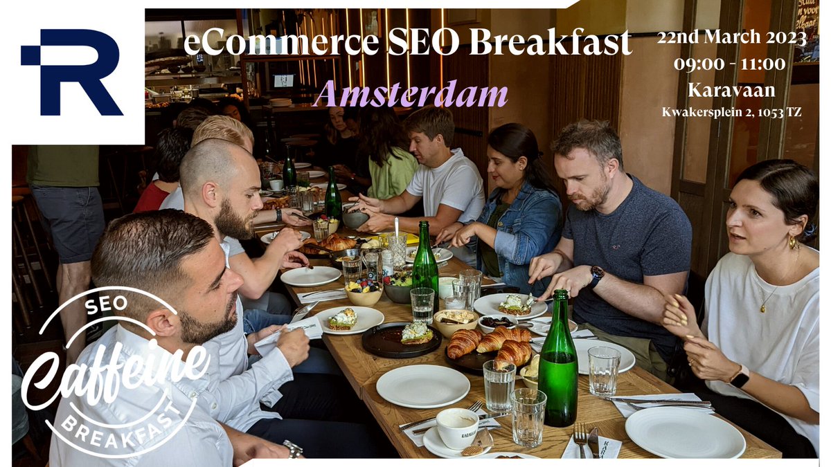 🇳🇱 Amsterdam… We're coming back!

We are delighted to be returning to Amsterdam for another eCommerce SEO Breakfast on the 22nd of March.

Reserve your seat here: eventbrite.co.uk/e/ecommerce-se…