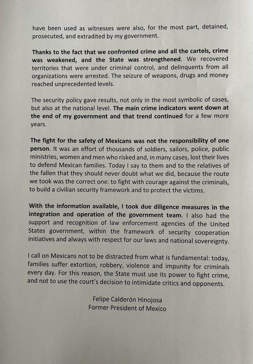 Felipe Calderón 🇲🇽🇺🇦 tweet media