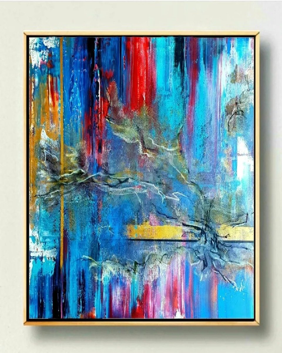 Hello friends
This is a new work that has just been prepared.
Everything is more beautiful with color, even life, enjoy your life.🌹

#Art #pint #life #artist