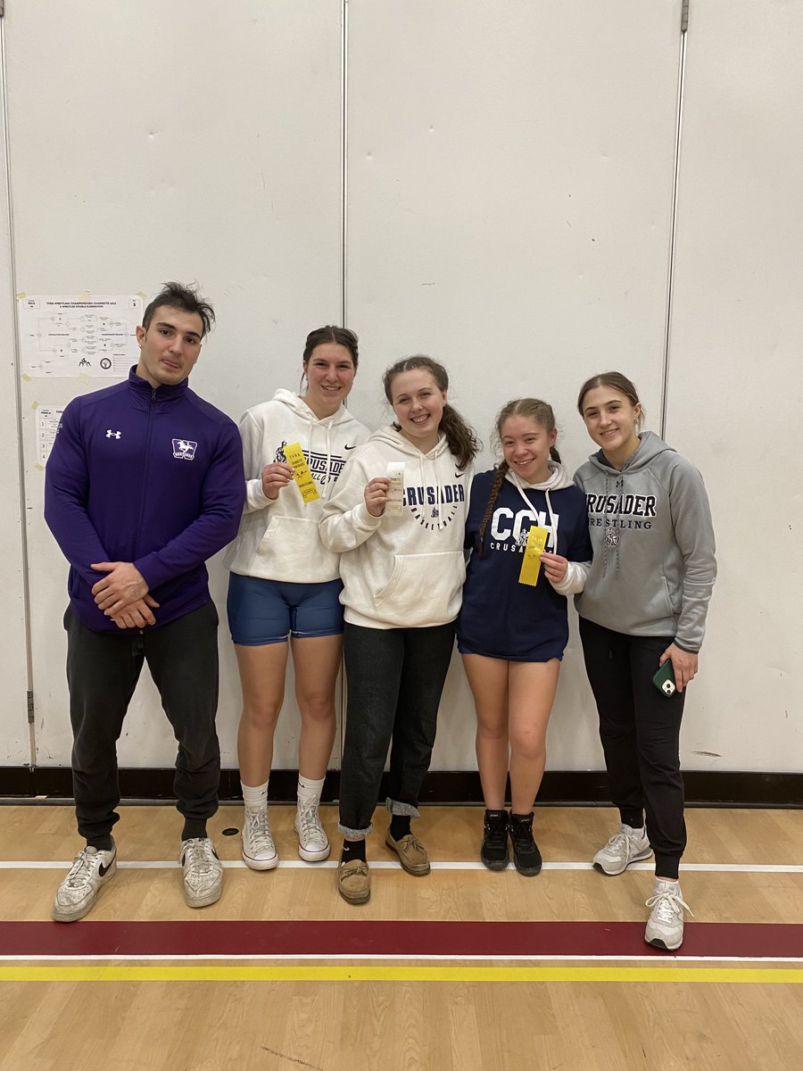 Lisa Goldsack (@goldsacklisa) on Twitter photo Congrats to <a href="/crusaderBLUE/">CCH Athletics</a> female wrestlers for your success <a href="/TVRAthletics/">TVRA</a> Wrestling yesterday at Saunders Secondary School. Good luck at WOSSAA on Friday! Thanks to <a href="/WesternU/">Western University</a> student athletes for giving your time to coach <a href="/CCHCrusaders/">Catholic Central Crusaders</a> Congrats to <a href="/crusaderBLUE/">CCH Athletics</a> female wrestlers for your success <a href="/TVRAthletics/">TVRA</a> Wrestling yesterday at Saunders Secondary School. Good luck at WOSSAA on Friday! Thanks to <a href="/WesternU/">Western University</a> student athletes for giving your time to coach <a href="/CCHCrusaders/">Catholic Central Crusaders</a>