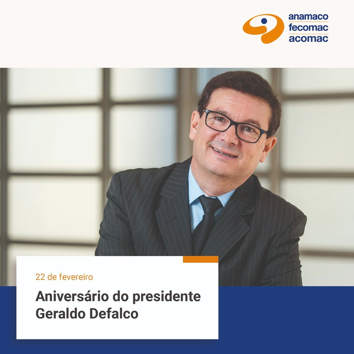 anamaco's tweet photo. Hoje é dia de comemorar o aniversário do nosso presidente Geraldo Defalco!
Que sua vida seja repleta de saúde e prosperidade! Desejamos muita felicidade neste novo ciclo!
#anamaco #acomac #varejo #matcon #construcao https://t.co/931bterrRo