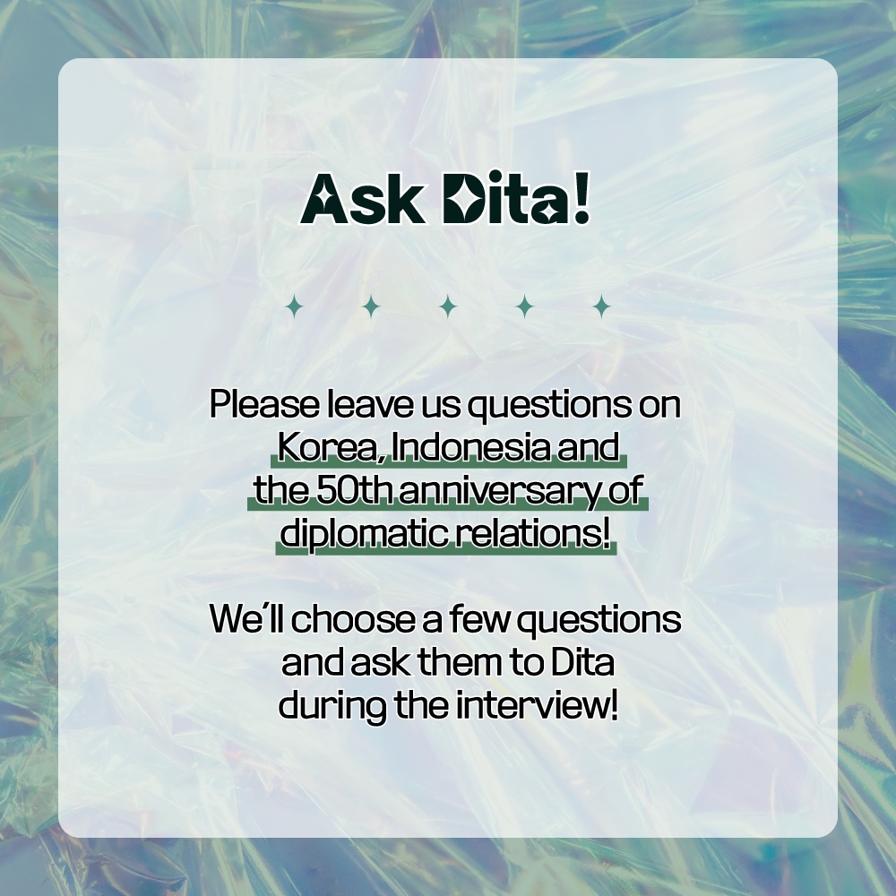 arirangworld's tweet image. [Ask Questions to SECRET NUMBER DITA @5ecretNumber ]

DITA is coming to Arirang TV's [Diplomat Talks] to celebrate 50th anniversary of diplomatic ties between Korea and Indonesia 😄

🇰🇷🇮🇩Follow the link below
👉👉instagram.com/p/Co911S4rDOE/…