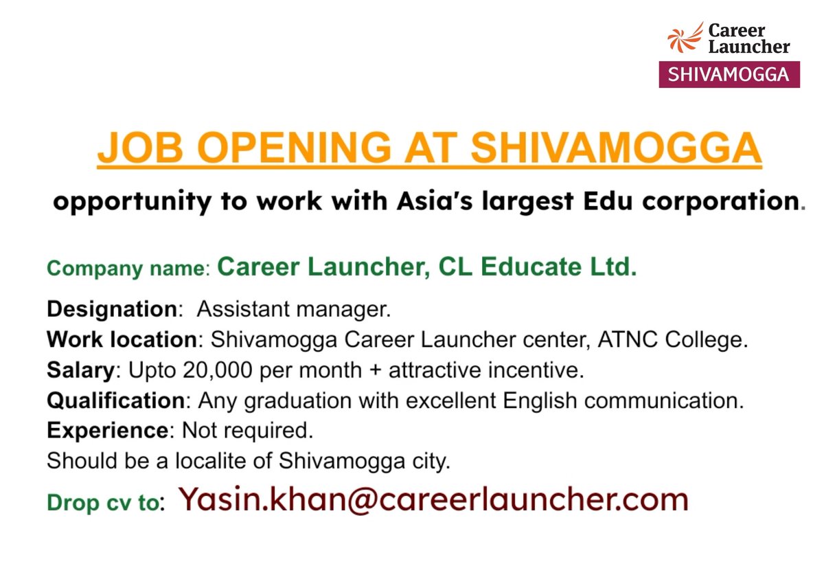Career Launcher Shivamogga tweet media