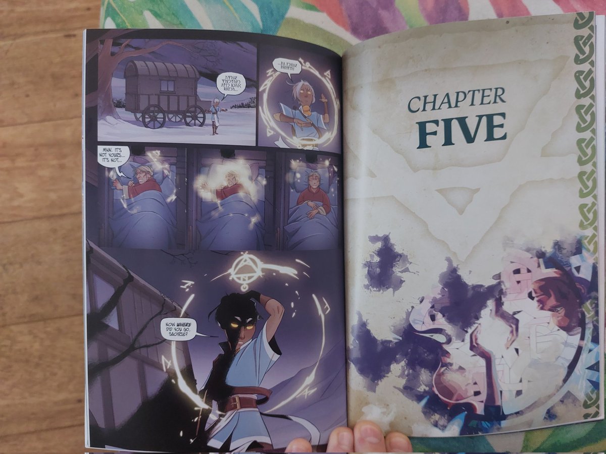 WOW! This from @ConorMcCreery @Ana_Dapta #NataliaNesterenko and @boomstudios is an incredible read. A young girl with special gifts must confront a sisterhood of witches to save Ireland. Sublime artwork, and creepy chills throughout, Y6 are going to go crazy for this.👍