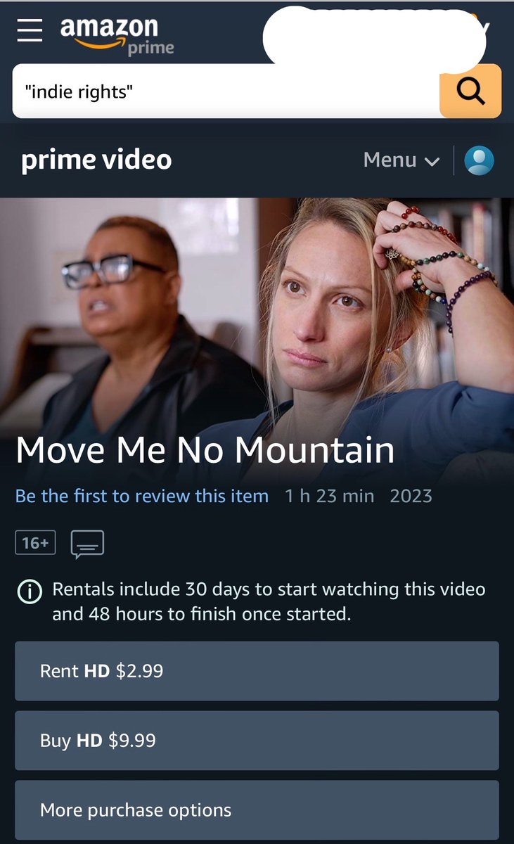 It's finally ready! Watch 𝐌𝐎𝐕𝐄 𝐌𝐄 𝐍𝐎 𝐌𝐎𝐔𝐍𝐓𝐀𝐈𝐍 on 𝐀𝐦𝐚𝐳𝐨𝐧 𝐏𝐫𝐢𝐦𝐞 𝐕𝐢𝐝𝐞𝐨. Writer-Director 𝐃𝐞𝐛𝐨𝐫𝐚𝐡 𝐑𝐢𝐜𝐡𝐚𝐫𝐝𝐬' first feature film is a socially-conscious tale of overcoming personal struggle. Thank you to our supporters and <a href="/indierights/">Indie Rights</a>