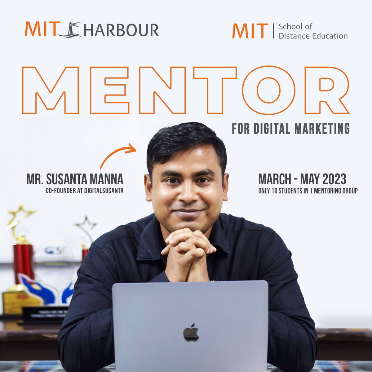 Thank you #MIT for Mentoring the students about my experience about Digital Marketing 

#digitalsusanta #mitsde #industryexperts #mentoring  #MITHarbour