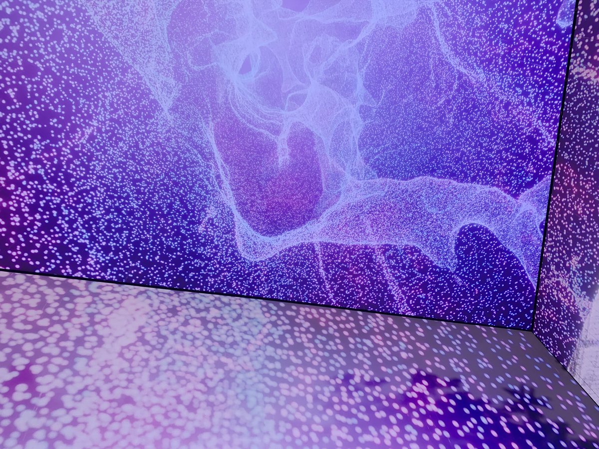 LornaGozzard's tweet photo. If you’re near @OuternetGlobal before 26 February, then you’re in for a treat - @RCA_Digital have their student show their and it’s incredible - do go see, my pictures don’t do it justice! https://t.co/53NB4OJSCL