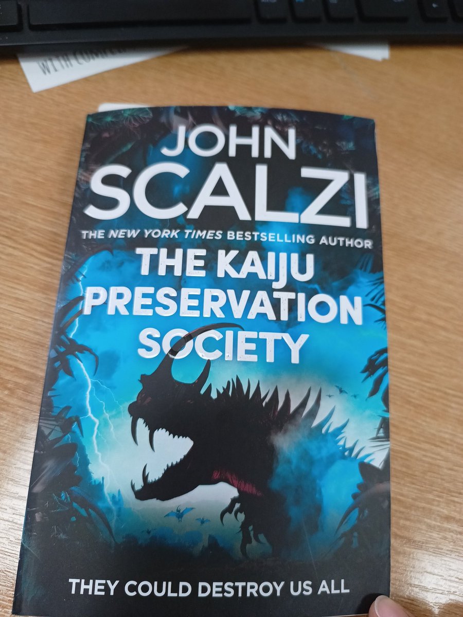 Current lunch time reading and crying with laughter at chapter 3. If the character interactions carry on like this, it's going to become a firm favourite <a href="/scalzi/">Scalzi</a>