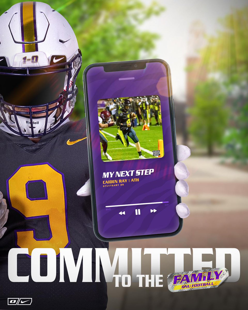 CaidenRay09's tweet photo. Super blessed and thankful to say that I am committed to ONU. Excited to continue my journey as a student athlete with the Tigers. I'll see you this summer!! @ONAZFootball
@CoachGarde @coachReeseDeck @ONUCoachSalty @CoachLance27 @CoachHehman @CoachRenfroe #FaithIwillFindTheField https://t.co/85yXwqXrmE