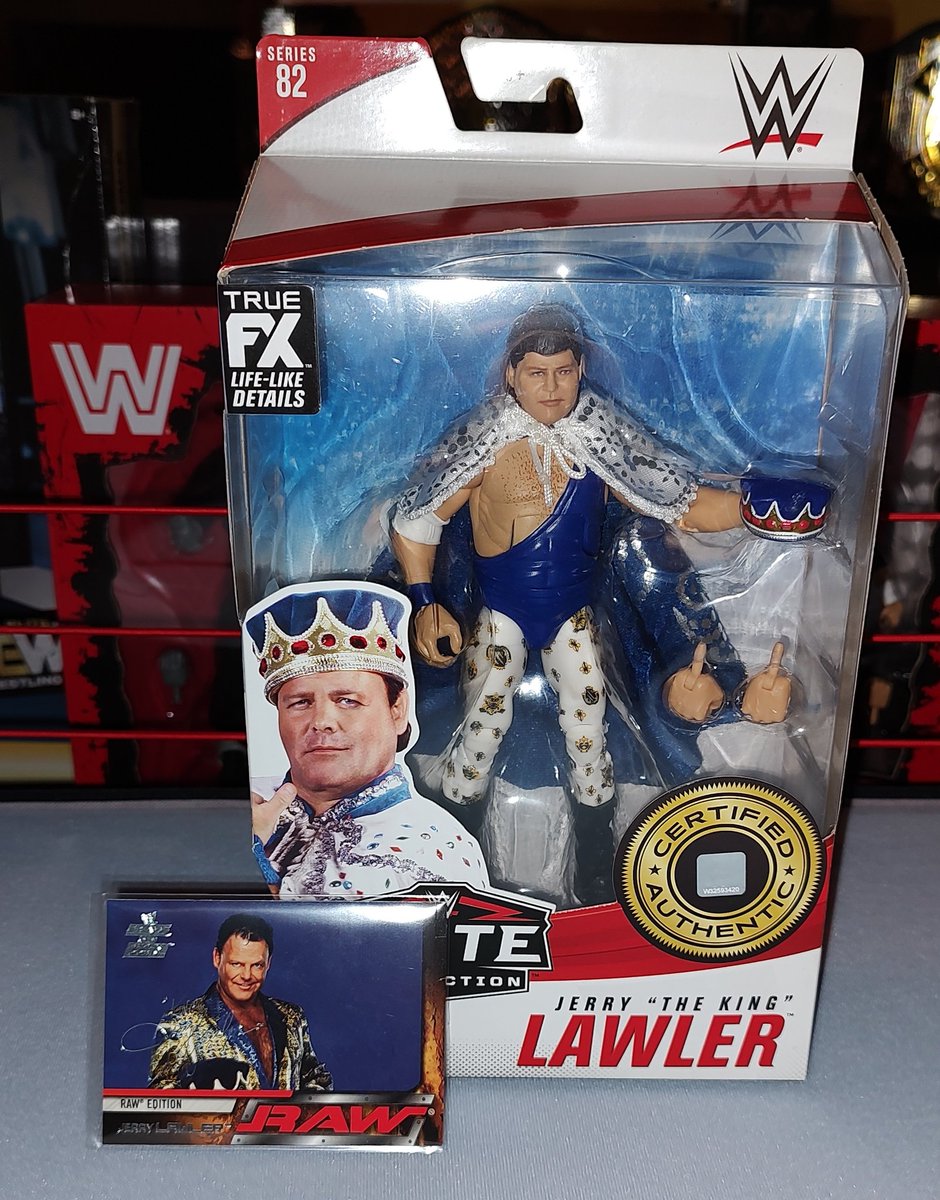 MeanDean1017's tweet photo. I hope @JerryLawler is doing well on this #WrestlingcardWednesday #wrestling #wwe #legend #theking #thehobby #collector #cardmark https://t.co/cnCJwLs8cU