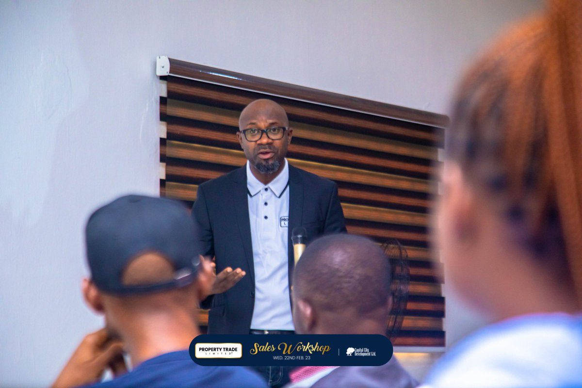 capcitydev's tweet photo. Sales partners workshop organized by property trade Limited; a subsidiary of Capital City Development Limited in Port Harcourt.

The training was aimed at galvanizing sales partners to unlock opportunities in Real Estate 

#PropertyTradeLtd
#Capitalcityestate https://t.co/wGqck3SY9V
