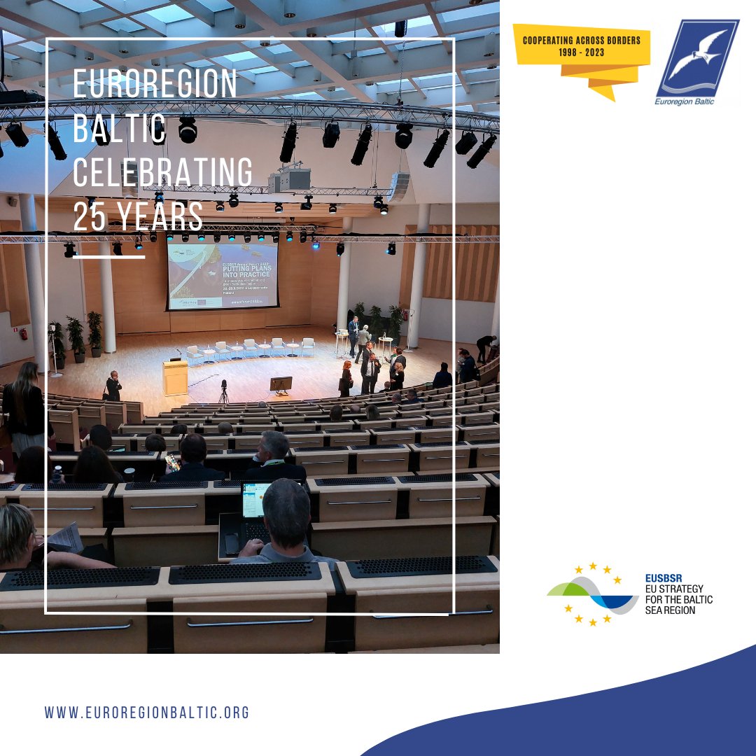 DwmWarmia's tweet image. #25latERB W 2⃣0⃣0⃣9⃣ r. UE 🇪🇺 powołała strategię makroregionalną @EUSBSR dla #RegionMorzaBałtyckiego. #Euroregion Bałtyk 🌊 od samego początku współpracował w RMB, a zwłaszcza z @CBSSsecretariat, @BSSSCnetwork,  @CPMR_BSC i Związkiem Miast Bałtyckich (UBC).