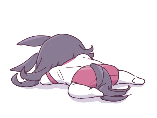 今日のぱかライブもすごかったからぐったりとわくわくがあわさってるライスちゃん再掲どす 