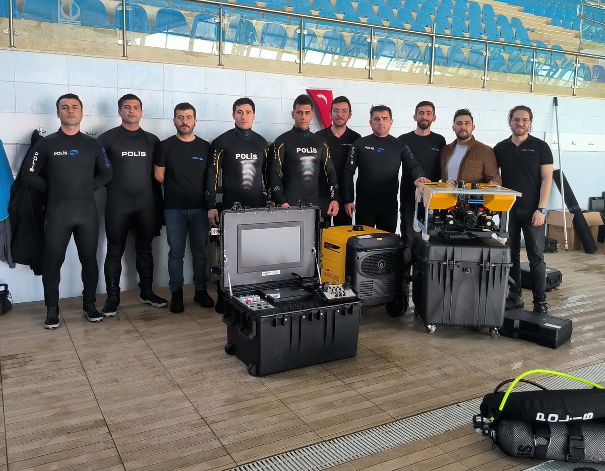 We have delivered our 6. Demre ROV to Turkish Sea Police.

Deniz Polisi kabullerini gerçekleştirdik. 6.Demre  sualtı robotumuzu (MiniROV) teslim ettik.

#Demre #polis #Denizpolisi #TurkishSeaPolise #ROV #Sualtı