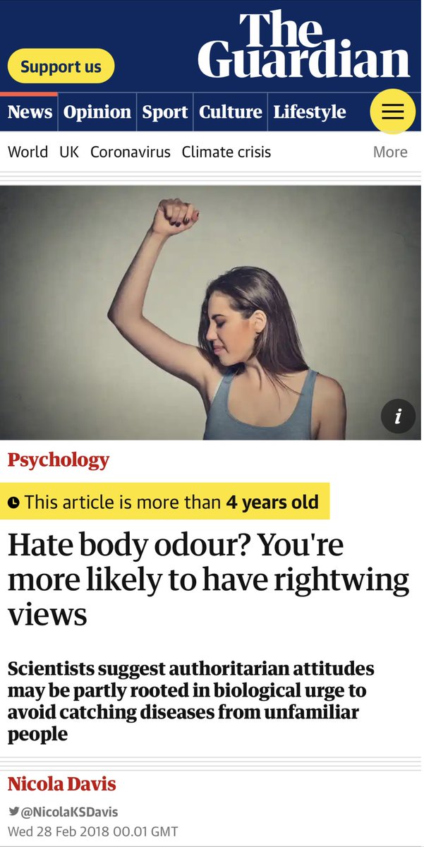 "Hating body odour makes you right winger"

#GemsOfFeminism