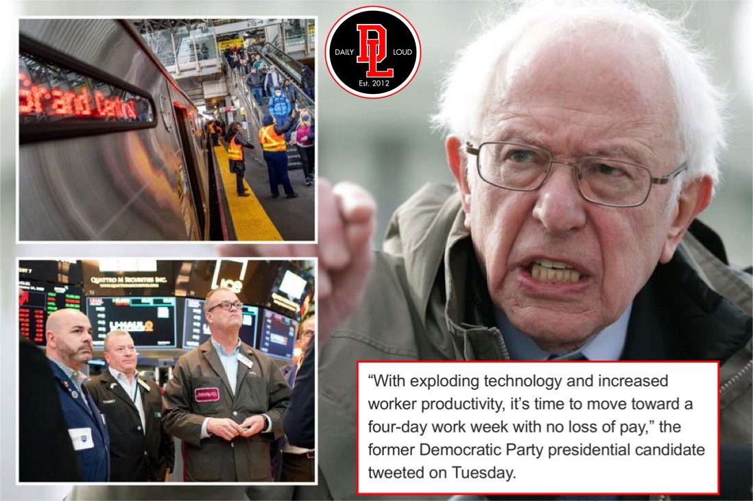 Daily Loud on Twitter "Bernie Sanders calls for fourday work week