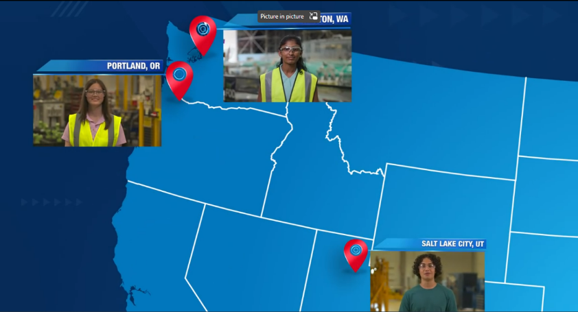 BoeingWA's tweet image. We teamed up with @DiscoveryEd to give students a virtual field trip to our Renton factory! ✈️ 

Watch on-demand here: bit.ly/3IowPSj