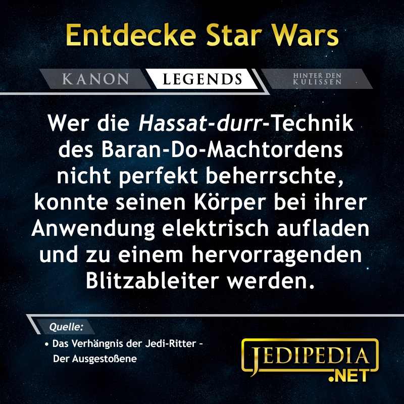 jedipedia's tweet photo. Klingt ungesund... ⚡️
https://t.co/rzRrjPNJim
#Jedipedia #EntdeckeStarWars #StarWars #LegendsFakt #HassatDurr #BaranDo #ForceOrder #MachtOrden #Lightning #Blitz #LightningRod #Blitzableiter #Perfection #FateOfTheJedi #DasVerhängnisDerJedi #Outcast #DerAusgestoßene https://t.co/eGwkQEQ6CL