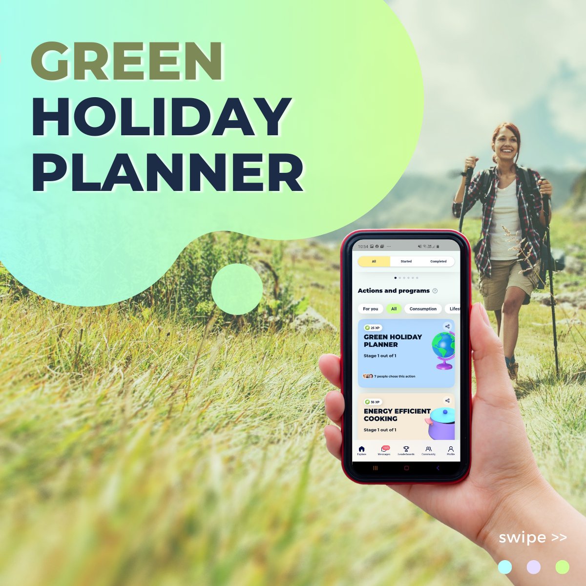 The Green Holiday Travel Planner is now available in Ailuna!
Try it here: 📲 lnkd.in/dg9siQXT
📢 thanks to <a href="/greentraveller/">Green Traveller Media</a> for some great hacks!
#greenholiday #sustainabletravel #gogreen #habitswithimpact