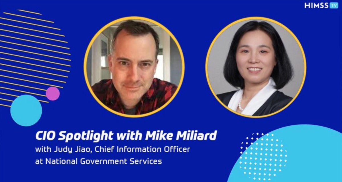 Our CIO, Judy Jiao, recently discussed federal health IT predictions for the year with <a href="/HIMSS/">HIMSS</a> TV for a CIO Spotlight episode. Listen to her insights on human-centered design, enhanced interoperability, AI and much more! himsstv.brightcovegallery.com/category/video…