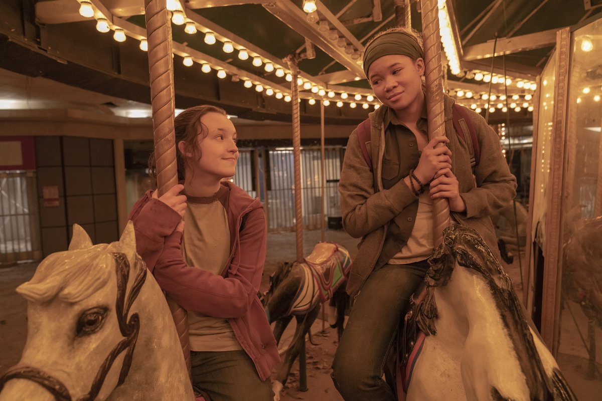 TheLastofUsNews's tweet photo. NEW promo photos

Episode 7 Left Behind

Bella Ramsey (Ellie) and Storm Reid (Riley)

Sunday on HBO Max
#thelastofus https://t.co/2bgRELZnOJ