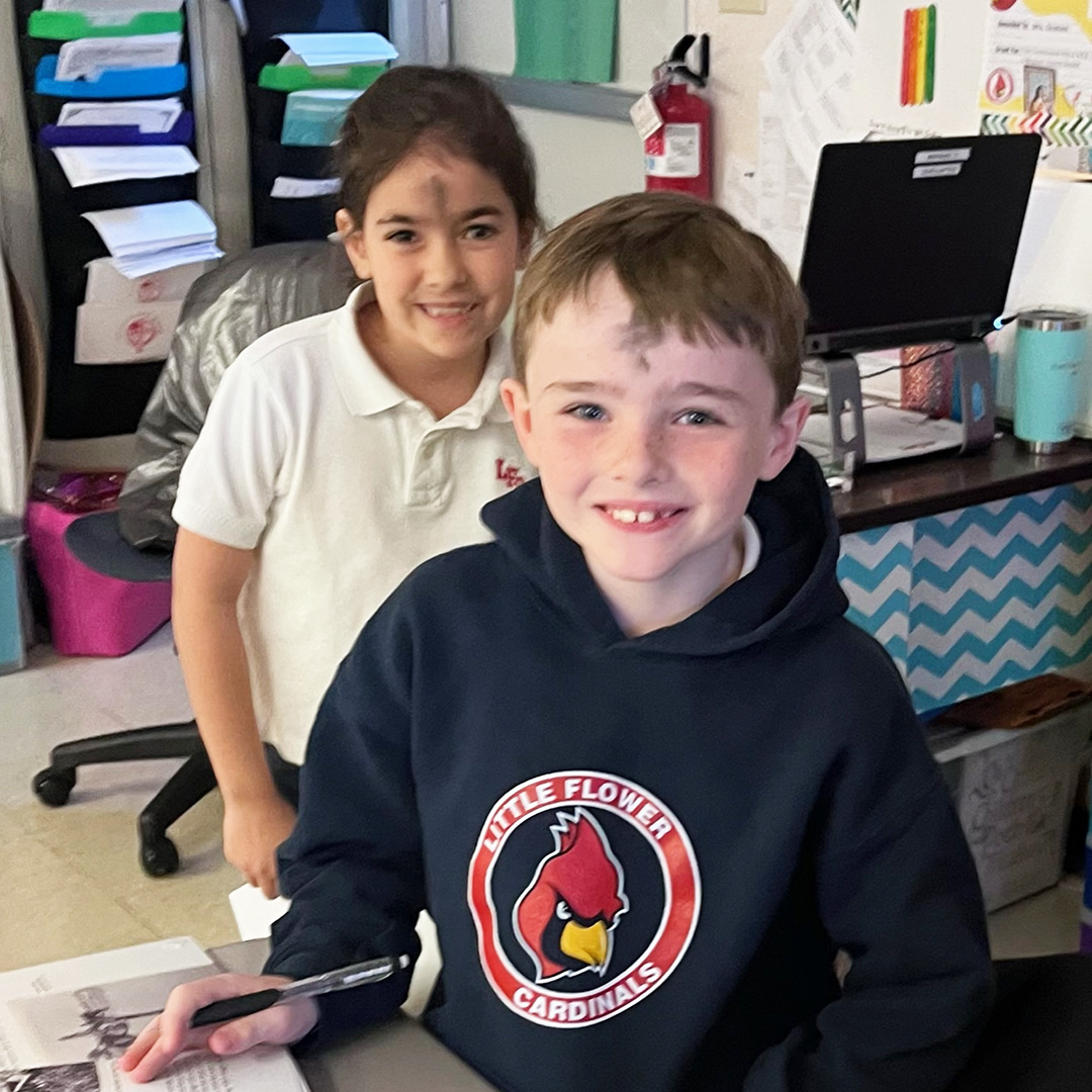 LittleFlowerSc6's tweet photo. Msgr. Vaghi taught us about prayer, fasting, and almsgiving. We received our ashes. We are ready for Lent 2023. ✝️ #CardinalCommunity #ADWcommUNITY #AshWednesday #firstdayoflent https://t.co/M6nieLLcZ7