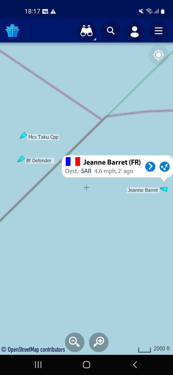 Still ongoing in the channel with border force defender waiting for Jeanne barret to escort migrants to centre channel.