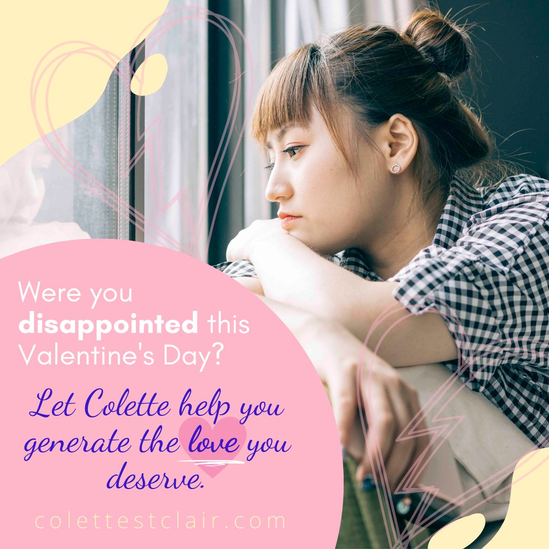 ColetteStClair's tweet photo. When I help clients with relationship issues, I find out that the expectations they have are based on the subconscious paradigms that  sabotage intimate relationships.

You deserve love and happiness. Reach out and schedule a free introductory meeting.

https://t.co/VpWp8SuhRh https://t.co/1R5LLZgJRc