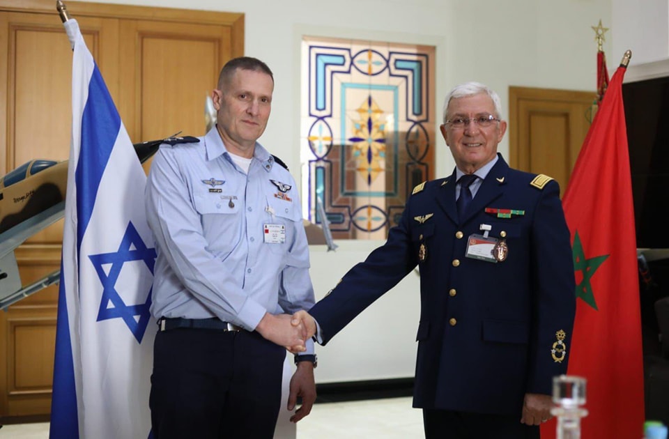مفتش القوات الملكية الجوية يستقبل قائد سلاح الجو الإسرائيلي