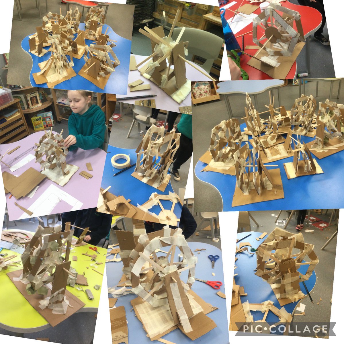 He_Art_wood's tweet photo. Overwhelmed with how well Deer class (YR2) got on creating their own ferris wheels. From design to model 🎡 @CeHeartwood @kapowprimary @Artsmarkaward #perseverancepaysoff #standingstructures #proudteacher #thriving #independance #engineersinthemaking 🥰 https://t.co/ZgpsXcUm5Z