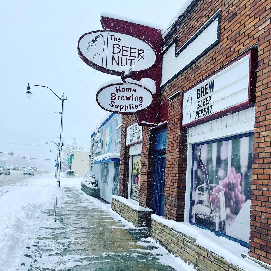 Snow day? Make it a brew day! We’ll be here all day for your snow day batches, just please be extra careful out there. 
.
.
#beernuthomebrew #snowday #brewday #homebrewing