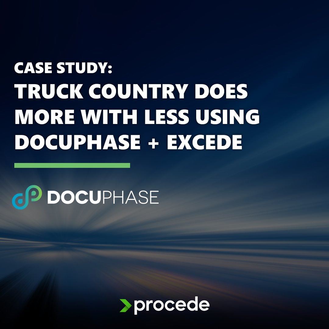 ProcedeSoftware's tweet photo. Learn how @TruckCountry1 saved $25,000 annually by implementing document management by Procede #CertifiedPartner @DocuPhase. >> https://t.co/8Tmu0ue9pA

#procedesoftware #documentmanagement #automation #trucking #truckingindustry #dtna https://t.co/HYBhrNr2T8