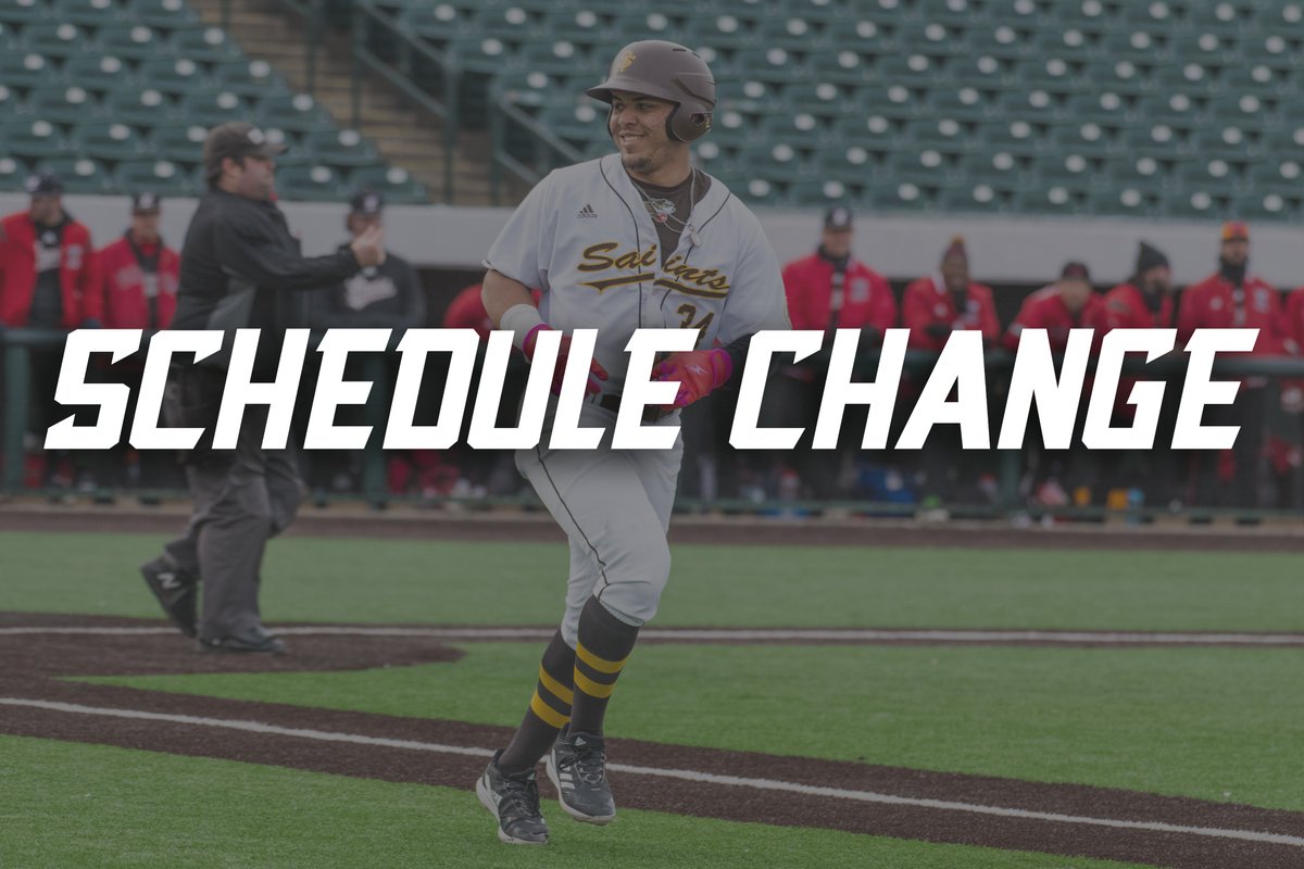 USF Fighting Saints (@usfsaints) on Twitter photo <a href="/USFIL_baseball/">USF Saints Baseball</a> will now host Mount Mercy at Duly Health & Care Field instead of traveling to Cedar Rapids this weekend. As of now, Saturday will be a double header beginning at 1 PM, and Sunday will be a single game beginning at noon. Times are subject to change. <a href="/USFIL_baseball/">USF Saints Baseball</a> will now host Mount Mercy at Duly Health & Care Field instead of traveling to Cedar Rapids this weekend. As of now, Saturday will be a double header beginning at 1 PM, and Sunday will be a single game beginning at noon. Times are subject to change.