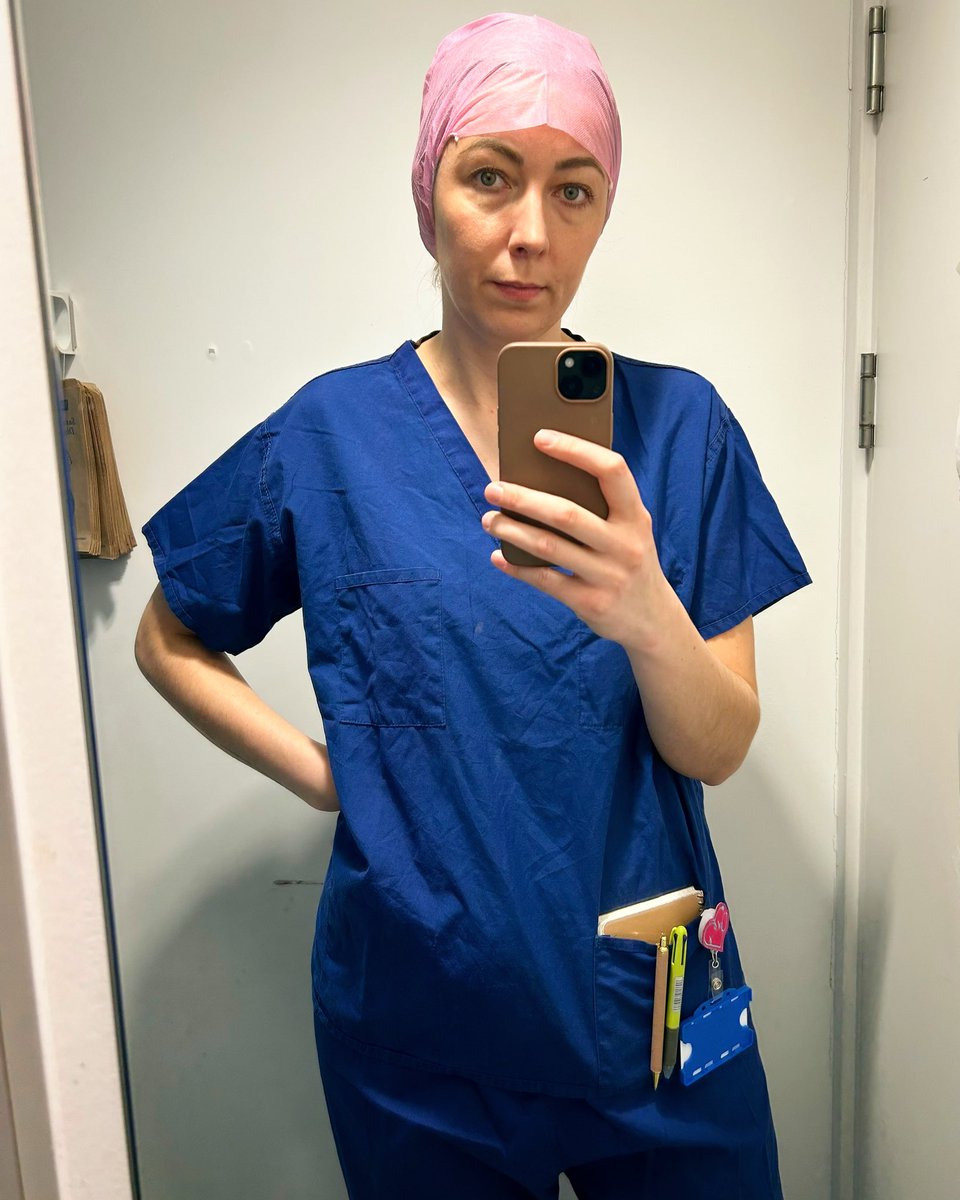 j_virza's tweet photo. Yesterday was my first day in an operating theater. The day I will never forget. What an experience! 🩺#studentnurse #operatingtheater #scrubs #foreverlearning #nhs https://t.co/nqjhgHzlis