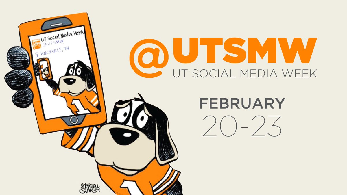 UTSMW's tweet photo. Following UTSMW this week? Make sure to tweet your thoughts using the hashtag #UTSMW23

@UTADPR @utkcmst @UTKSIS @UTKnoxville @WUTKTheRock @UTCCI @UTJEM https://t.co/y8WpPxDghD