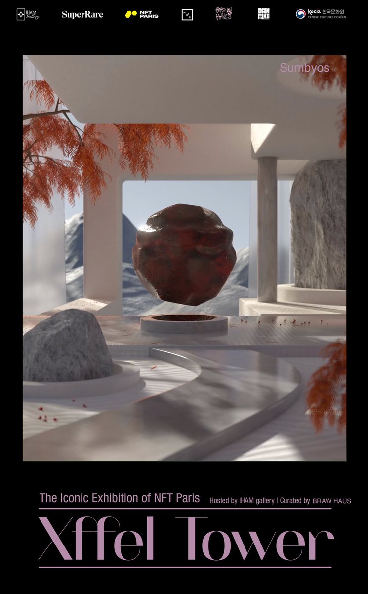 ☀️ Super excited to announce that my work will be showcased at <a href="/nft_paris/">NFT Paris</a>, February 24-25th at Grand Palais éphémère 🔥

<a href="/BrawHaus/">Brawhaus.eth/tez</a> <a href="/SuperRare/">SuperRare</a> <a href="/seeonawhim/">WHIM</a> @ihamnft <a href="/bygrida/">GRIDA</a>