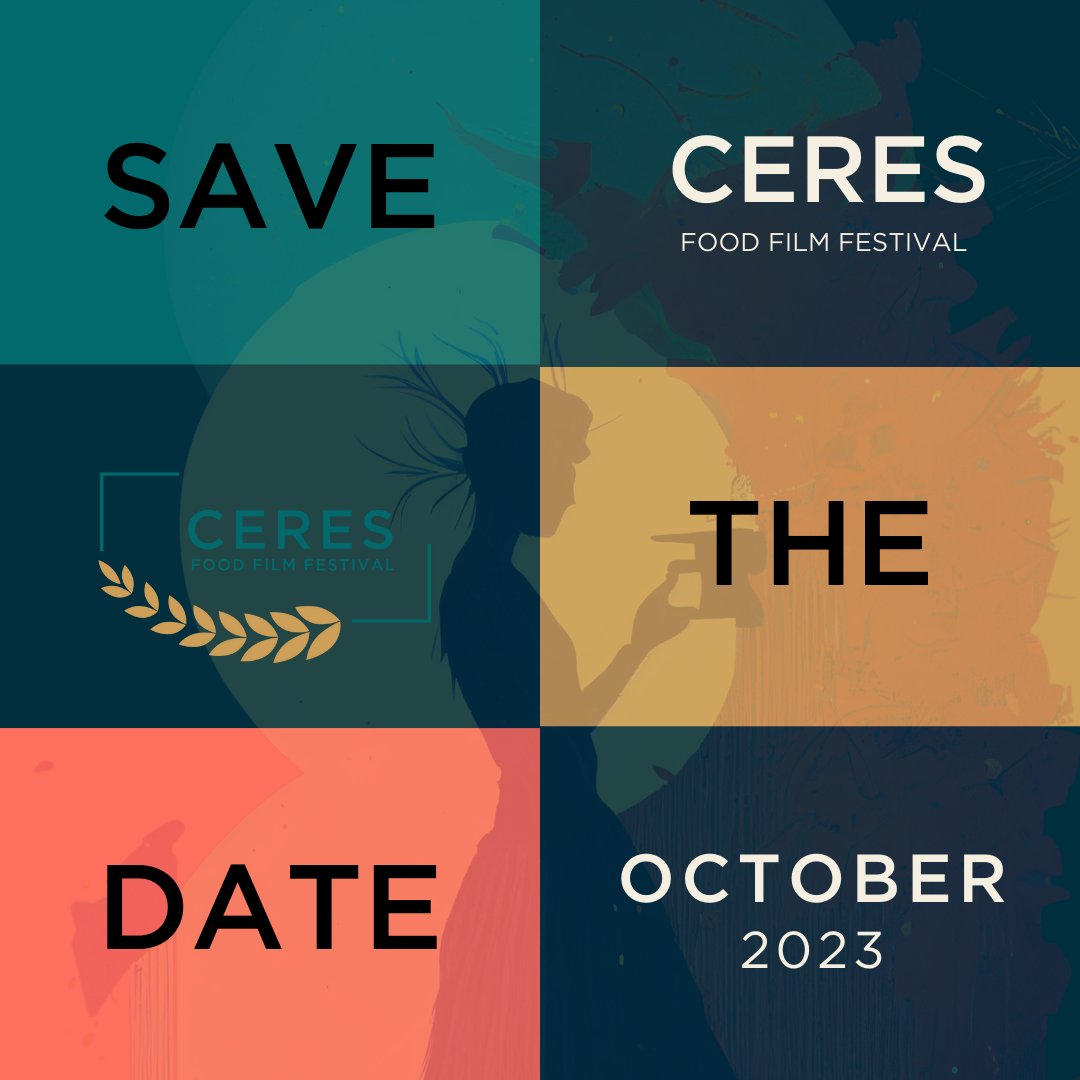 ceresfilmfest's tweet photo. Coming this October! The 7th season of the #CeresFoodFilmFestival! We're so excited to share with you what we’ve been cooking since last year. Stay tuned through our social media channels &amp; newsletter in preparation for our favorite time of year.
#cfff  #foodfilms  #filmfestival https://t.co/icRVpJGFGu