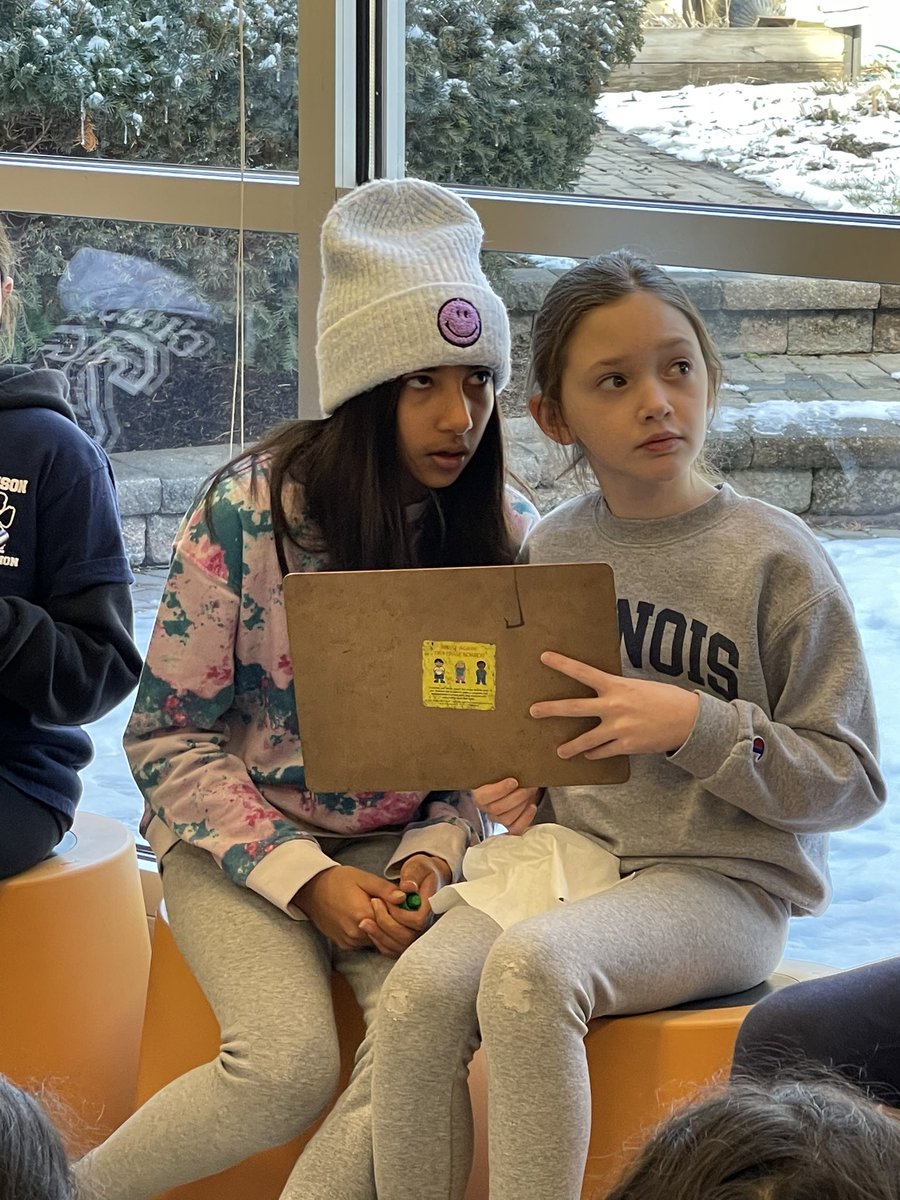 MADISONCUSD200's tweet image. Thanks to Mrs. K and Mrs. S in the library as they thrilled and inspired 5th graders with a challenge to read as many of the “Who was” books as possible and compete in a Bee! #yourcommunityschools #madisonstrong