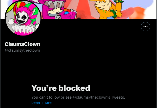 SkeletonArmyPro's tweet photo. they scared so they block XD https://t.co/v3uhJbzq20