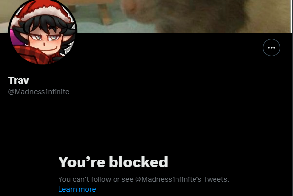 SkeletonArmyPro's tweet photo. they scared so they block XD https://t.co/v3uhJbzq20