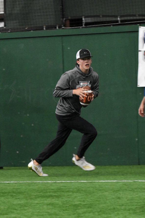 QBimpact's tweet photo. 2026 Cushing QB @EthanEvans2026 - All I can say is, he’s my guy!  Love this young man, so much passion for the game, he just wants to be great!  #QBi @CoachGeorge5 https://t.co/jMvpGctSw4