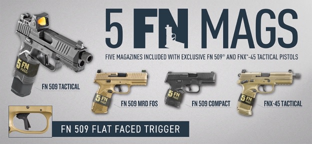 outdoorsmencom's tweet photo. FN ANNOUNCES EXCLUSIVE FN 509 AND FNX-45 TACTICAL PISTOL BUNDLES AVAILABLE NOW AT RETAIL!
-
https://t.co/OUzhwbxfCj
-
Join HuntPost Today ๐ https://t.co/fhxSuS9Rpc
-
-
#shooting #pistol #shootingrange #hunting #huntingseason #FNTactical #firearms #handgun https://t.co/NosrbII12S