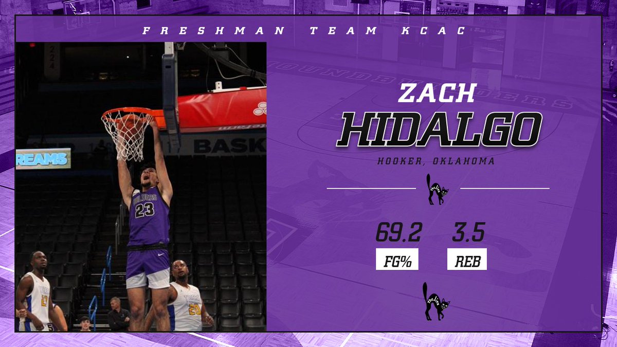 Freshman Zach Hidalgo has been selected to Freshman All-KCAC Team! Zach since starting has averaged 5.2 rebounds per game in 17 minutes played per game.