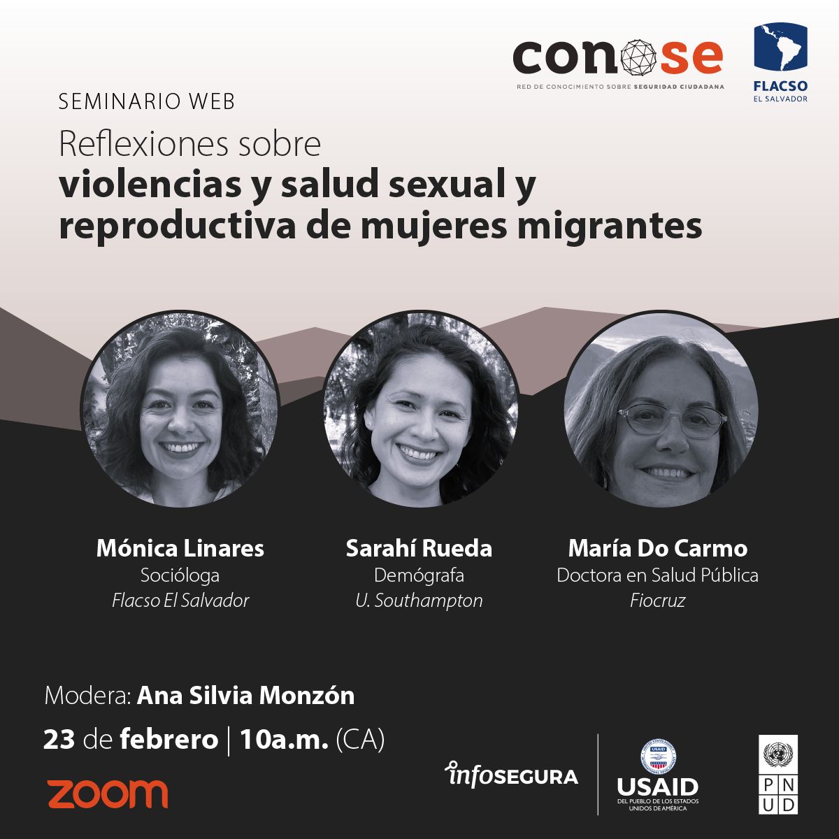 🖥 Se acerca nuestro seminario web donde tendremos la participación de tres panelistas que nos compartirán parte de los resultados del proyecto 
<a href="/GCRF_ReGHID/">ReGHID Project</a>
 
Inscripciones abiertas bit.ly/3K9N4Fq 📢
¡Les esperamos!