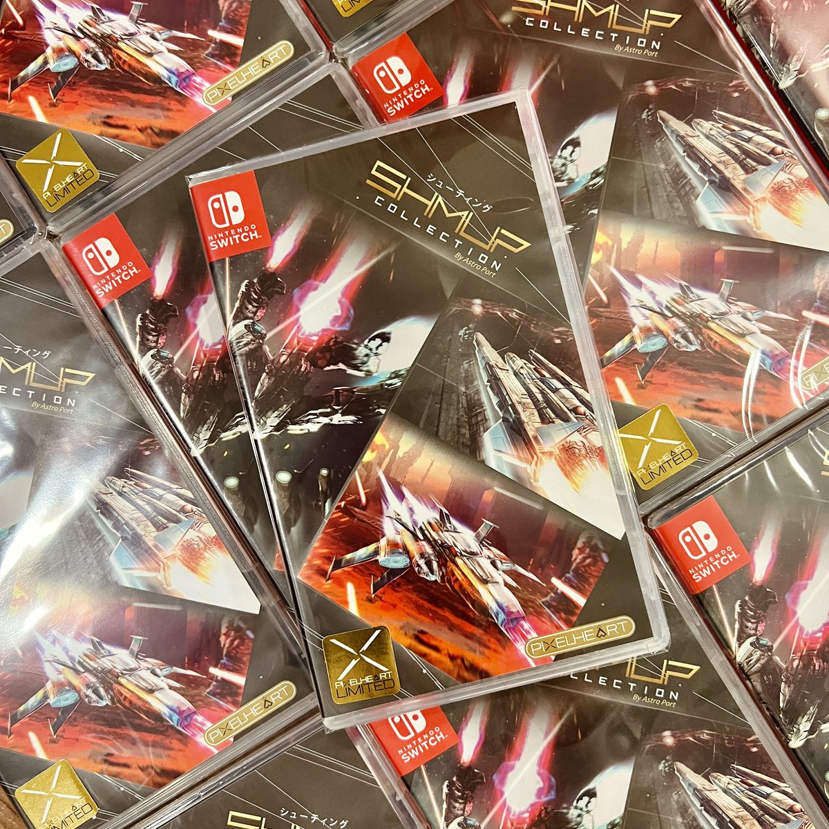 PixelHeart_eu's tweet photo. ⭐️ 𝐒𝐡𝐦𝐮𝐩 𝐂𝐨𝐥𝐥𝐞𝐜𝐭𝐢𝐨𝐧
To all #shmup lovers, enjoy this product on #NintendoSwitch with its Japan cover!
This collection includes : #Armed7DX, #SataziusNext and #Wolflame .
Available here 👉 https://t.co/qUI3A4nFWQ
#shmupcollection #pixelheart #astroport https://t.co/a7eMPRZUTI