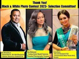 missbd_IT's tweet photo. Guess what? The mostly #Popular Md. Mehedi Hasan, @azra_mahmood, & Umme Naima and loved #people from the #bangladesh #pageant #world, who will be our #MIBTBlackandWhiteContest2023 #judges in this #contest. Many thanks to our honorable judges. #betterposture #PracticeToProgress https://t.co/XQ4QEh664t