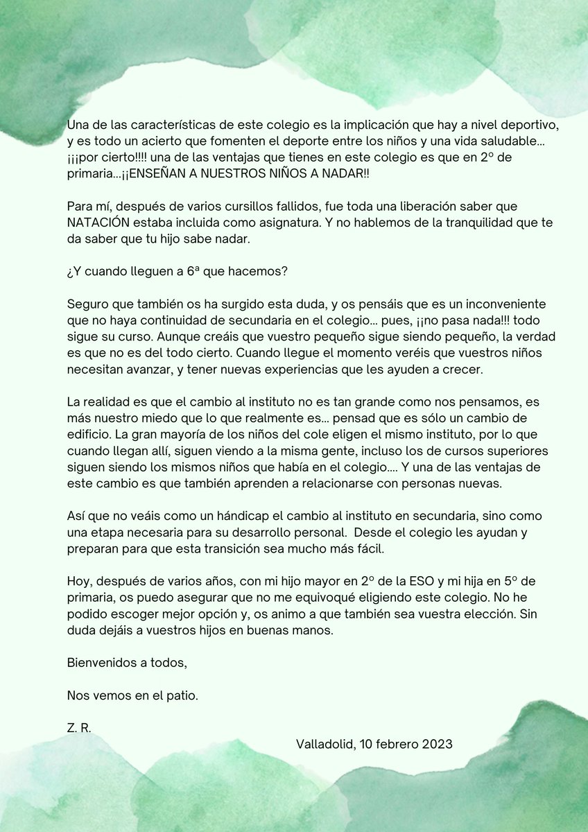Estas son nuestras familias del Ponce. Acogedoras, ilusionantes, comprometidas... y una de ellas tiene un mensaje para vosotros. Somos una gran familia y estamos deseando que entreis a formar parte de ella.
#VenteAlPonce #admisión2023